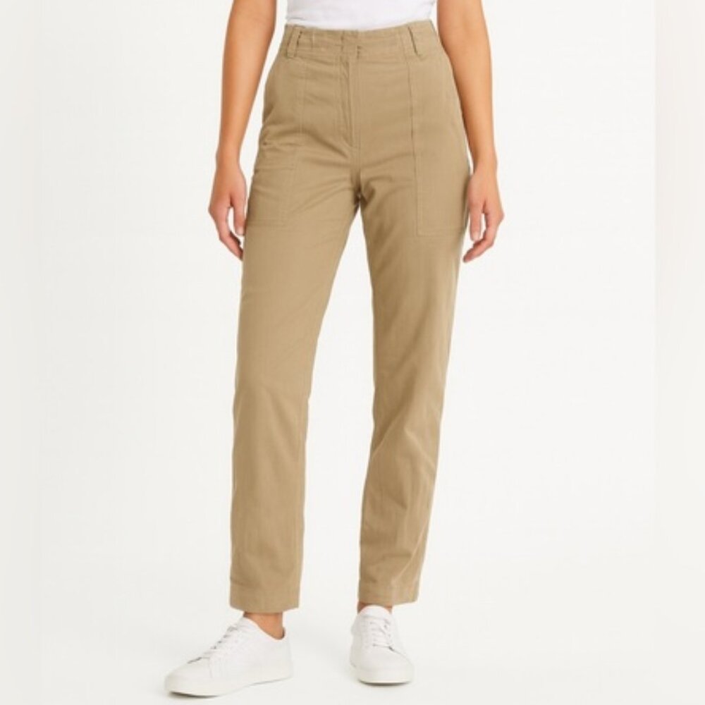 Isabel‎ Marant Etoile  Straight Leg Pants Women's Size XS Neutral High Rise